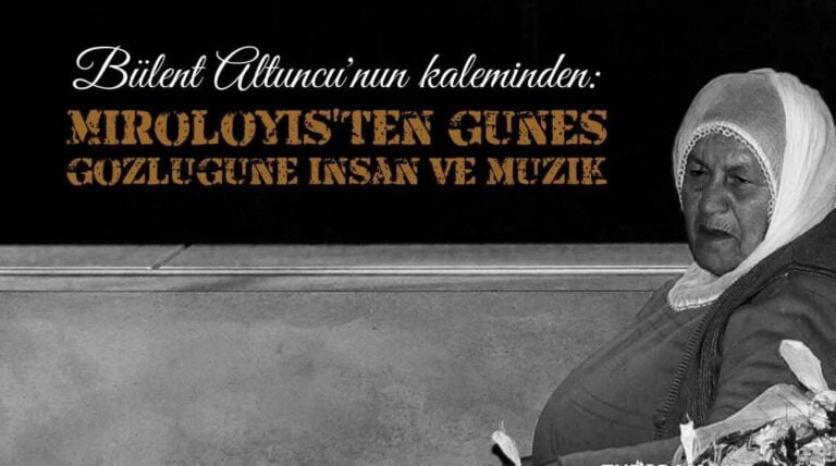 Miroloyisten güneş gözlüğüne insan ve müzik