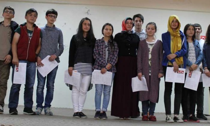 Taşkıran eğitim kurumlarında karne heyecanı