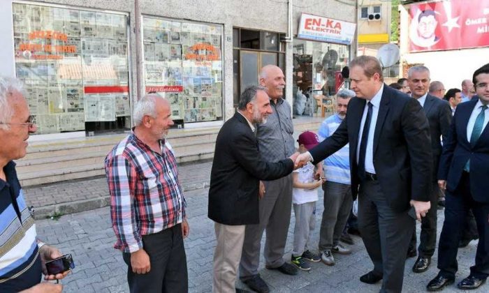 Vali Yavuz Dernekpazarı’nda incelemelerde bulundu