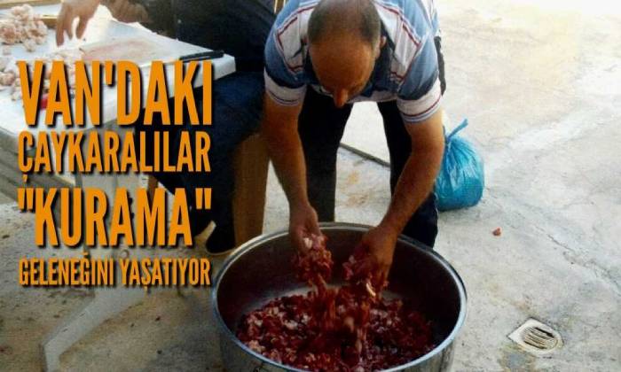 Van’daki Çaykaralılar Çaykara’nın bile unuttuğu bir geleneği yaşatıyor