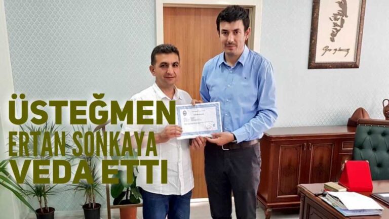 İlçe Jandarma Komutanı veda etti