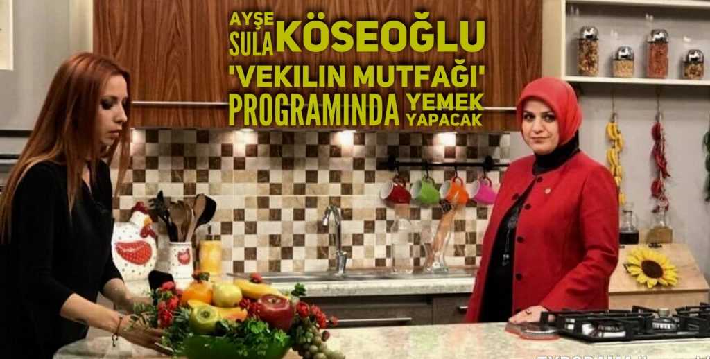 Köseoğlu TGRT HABER’de yemek yapacak