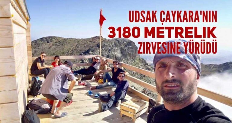 UDSAK’tan 3180 metreye yürüyüş