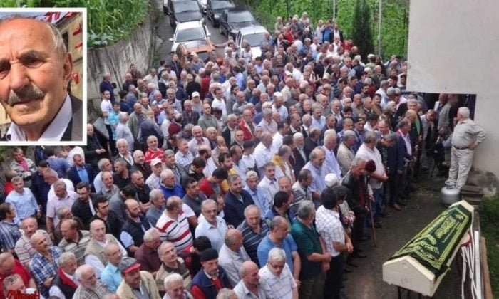 Emekli öğretmen Mehmet Sanisoğlu Holo’da toprağa verildi
