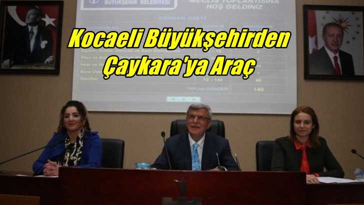 Kocaeli Büyükşehir Belediyesinden Çaykara’ya cenaze aracı