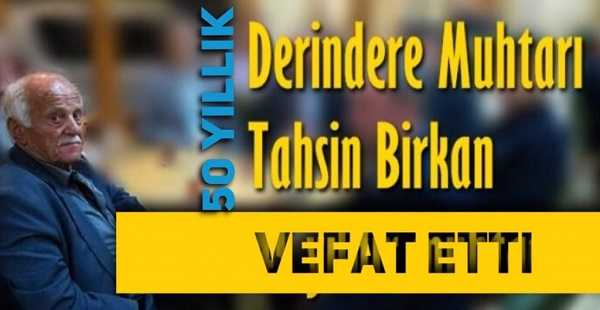 Yarım asırlık muhtar vefat etti
