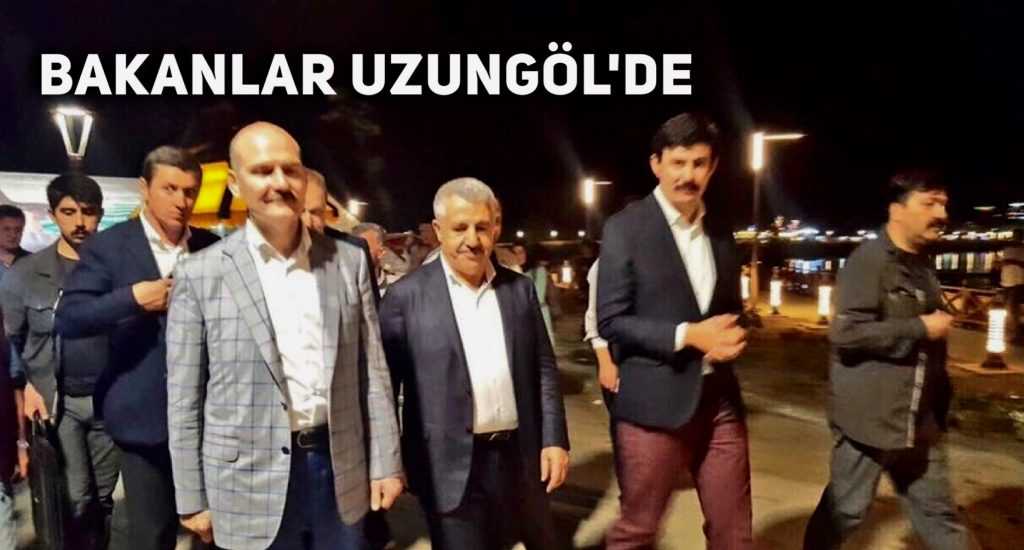 İçişleri ve Ulaştırma Bakanları Uzungöl’deydi