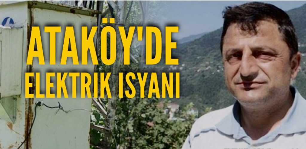 Ataköy muhtarının elektrik isyanı