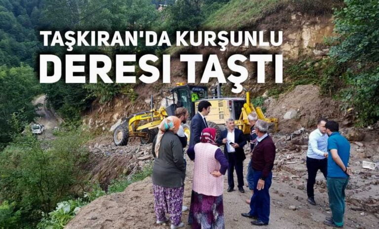 Taşkıran’da dereler tehdit ediyor