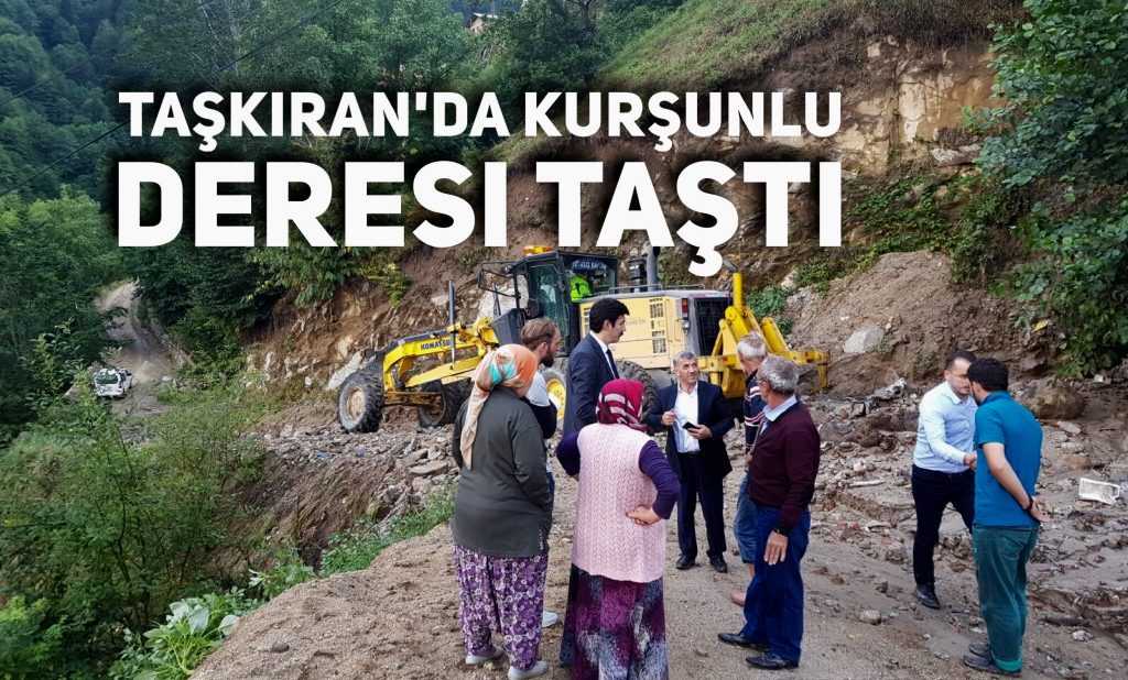 Taşkıran’da dereler tehdit ediyor