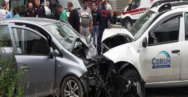 Dernekpazarı’ndaki kazada üç yaralı!