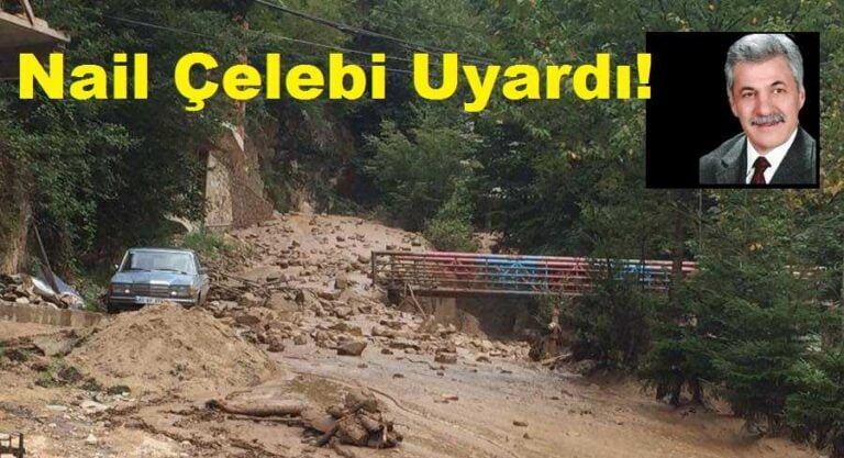 Nail Çelebi’den Taşkıran’daki sel ile ilgili dilekçe
