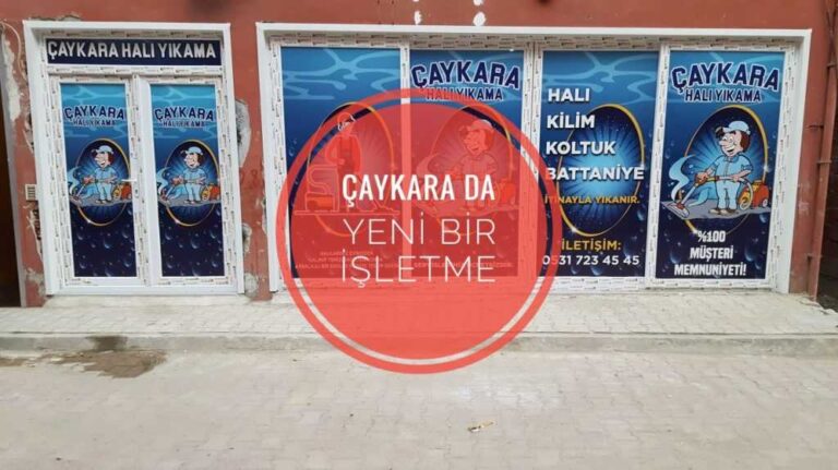 Çaykara’da halı yıkama tesisi açıldı