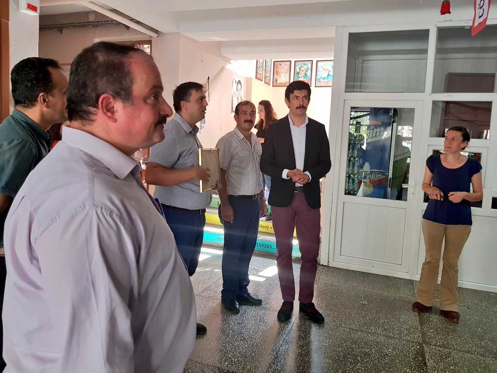 Kaymakam Ayrancı eğitim sezonu öncesi okulların son durumunu inceledi