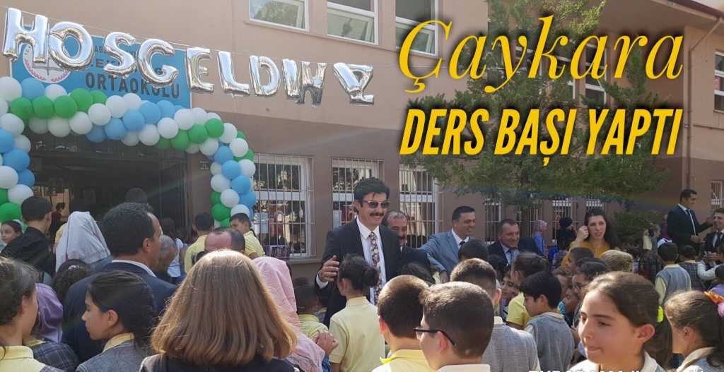 Kaymakam Ayrancı ilk zili çaldı