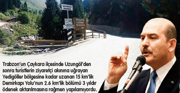 Demirkapı turizm yolu tamamlandı