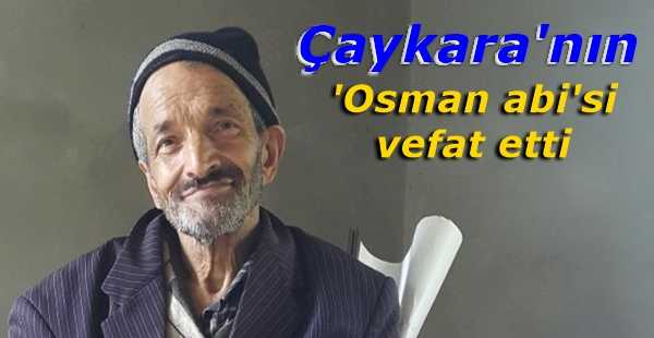 Maraşlı’da Osman Özyar vefat etti