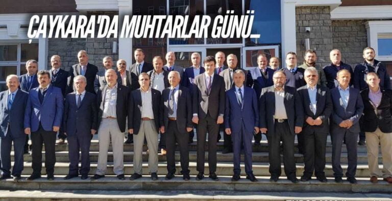 Çaykara’da Muhtarlar Günü Kutlandı