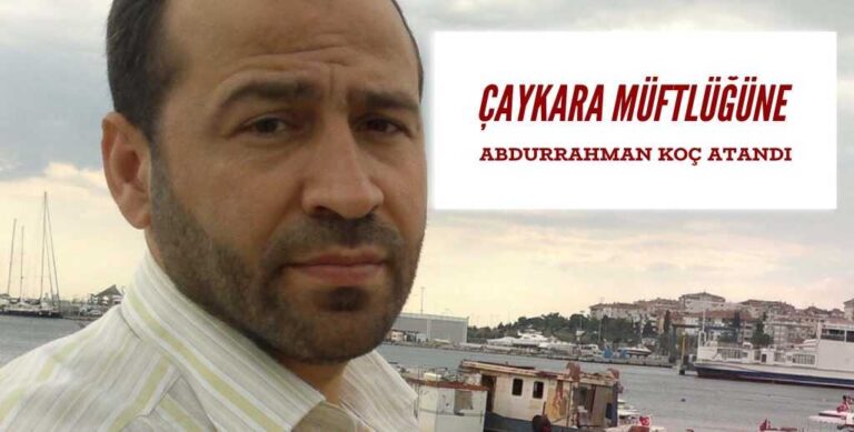 Çaykara’ya Çaykaralı Müftü atandı