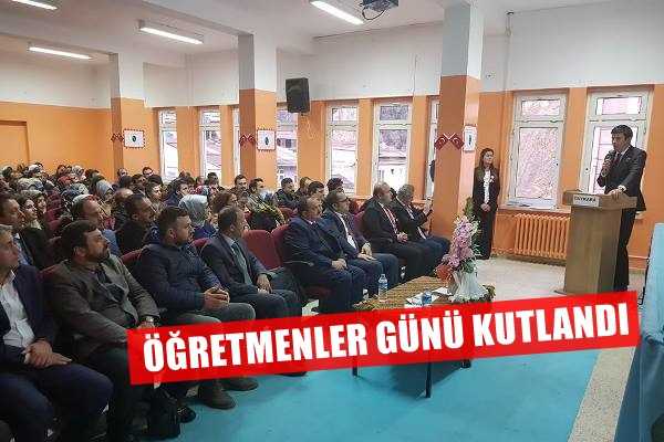 24 Kasım öğretmenler günü kutlandı