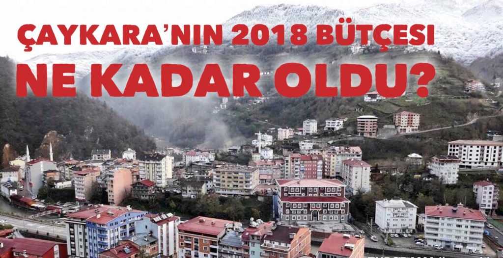 Çaykara Belediyesi 2018 bütçesi belli oldu