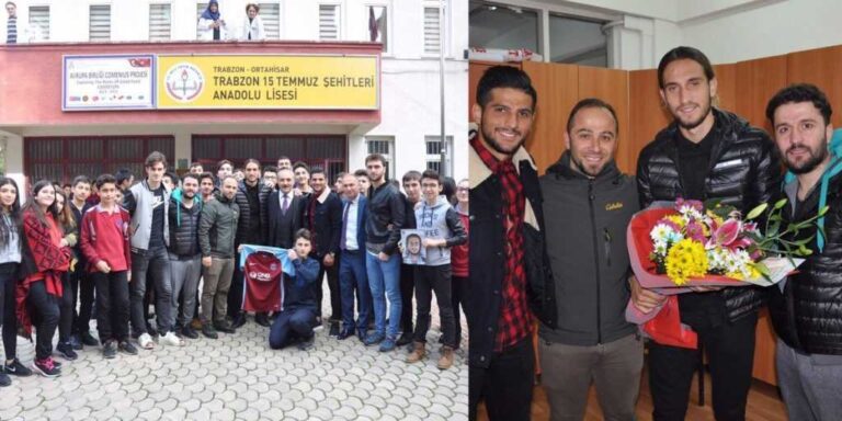 Yusuf Yazıcı mezun olduğu okulunu ziyaret etti