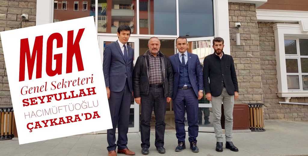 Seyfullah Hacımüftüoğlu Kaymakam Ayrancı’yı ziyaret etti