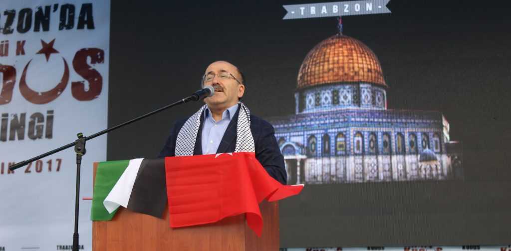 Trabzon’da Kudüs İçin Binlerce kişi yürüdü 2