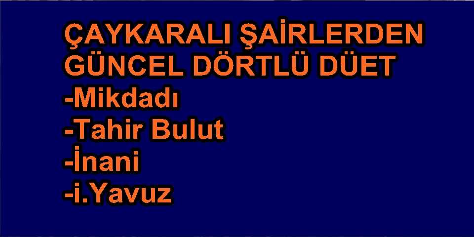 Dört Çaykaralıdan dörtlü atışma