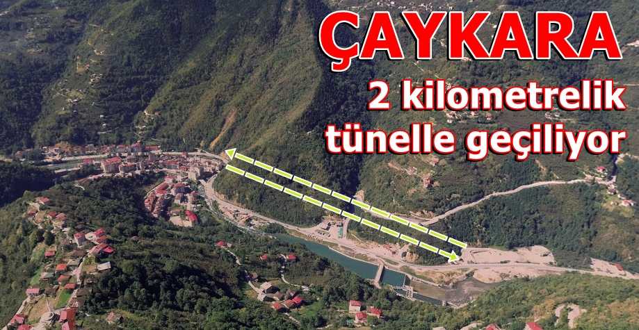 Çaykara tüneli soru işaretleriyle başladı