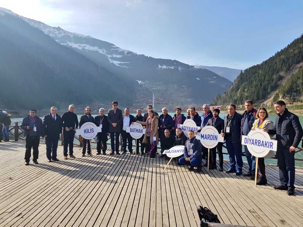 Kaymakam İhsan Ayrancı Güneydoğu’dan gelen gazetecileri Uzungöl’de misafir etti