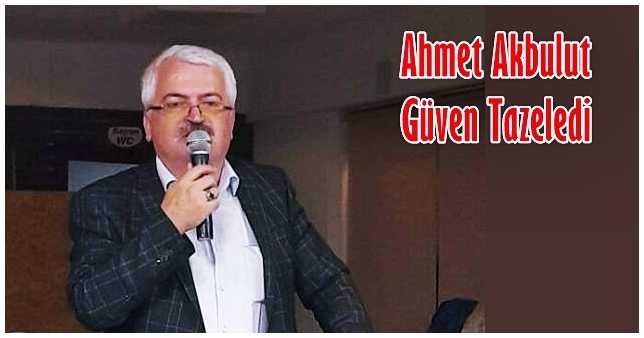Ahmet Akbulut SATSO’da güven tazeledi