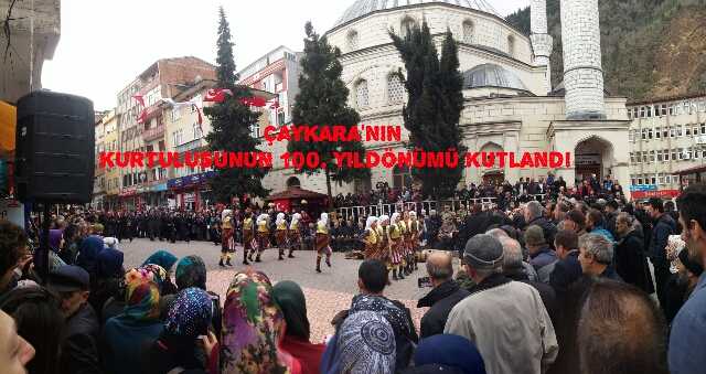 Çaykara’nın kurtuluşunun 100. Yıldönümü törenlerle kutlandı