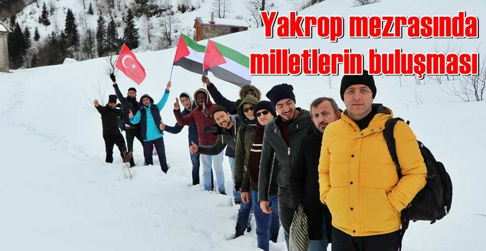 Çaykara Yaylaları uluslararası öğrencileri ağırladı