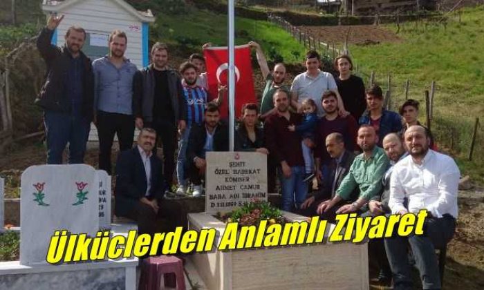 18 Mart Şehitleri Anma Gününde Ülkücülerden anlamlı ziyaret
