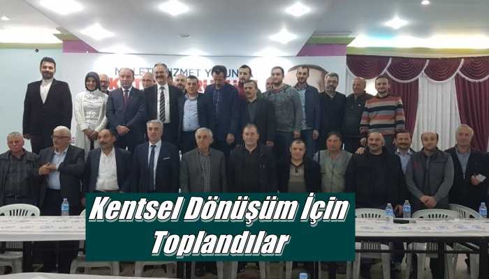 Dernekpazarında  Kentsel Dönüşüm Toplantısı