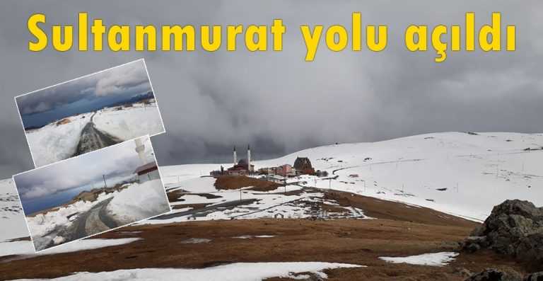 Çaykara Sultanmurat yolu ulaşıma açıldı