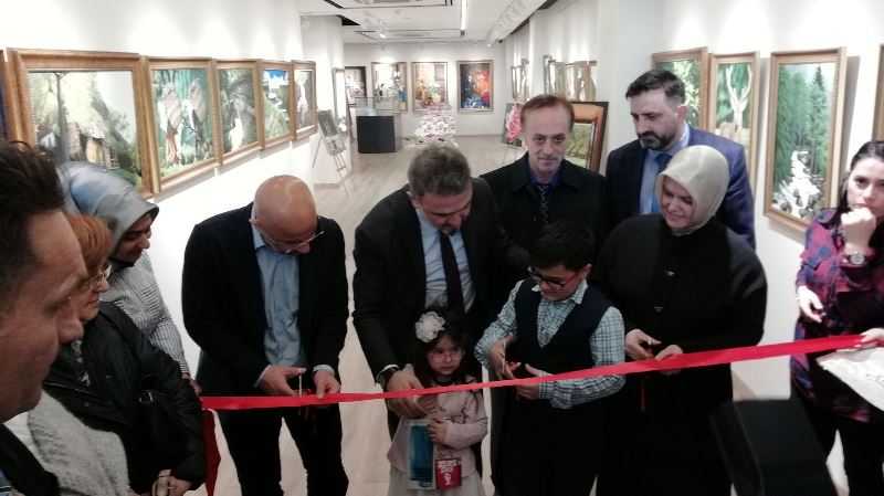 Ressam Filiz Gedikoğlu’nun “Yeşil Çaykara” adlı  resim Sergisi  açıldı