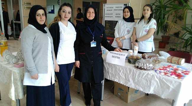 Çaykaralı Zehra hemşireden Mehmetçik’e yardım kermesi