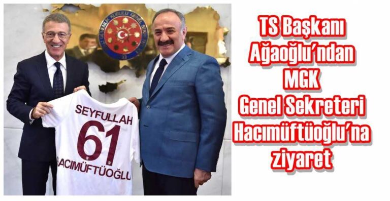 Ağaoğlu’ndan Hacımüftüoğlu’na ziyaret