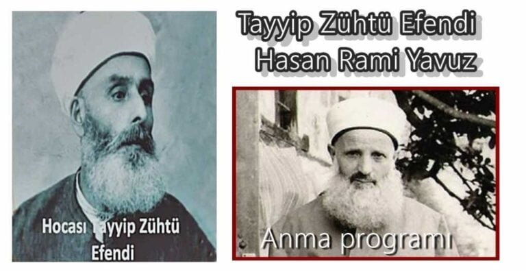 Tayyip Efendi ve Hacı Hasan Efendi anısına