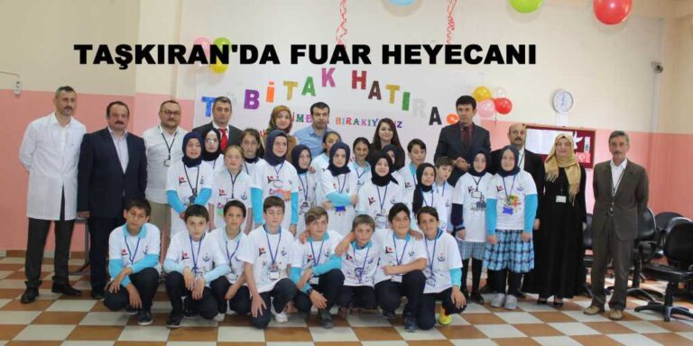 Taşkıran bilim fuarı muhteşemdi