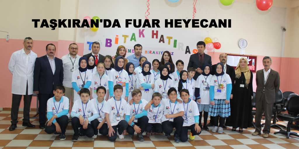 Taşkıran bilim fuarı muhteşemdi