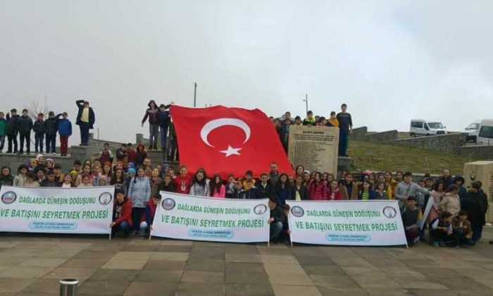 Çaykaralı Öğrenciler güneşin doğuşunu ve batışını izlediler