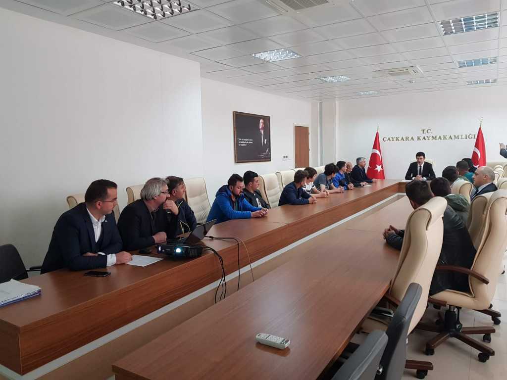 Çaykara Kaymakamlığı Futbol Turnuvası Grup Kuraları çekildi