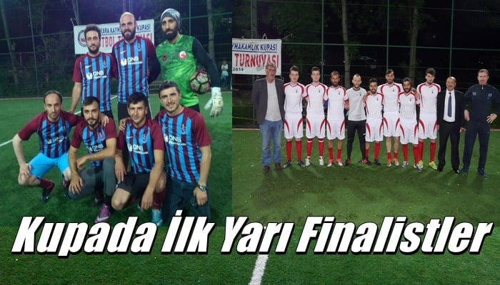 Çaykara Kaymakamlık Kupasında iki takım yarı finalde