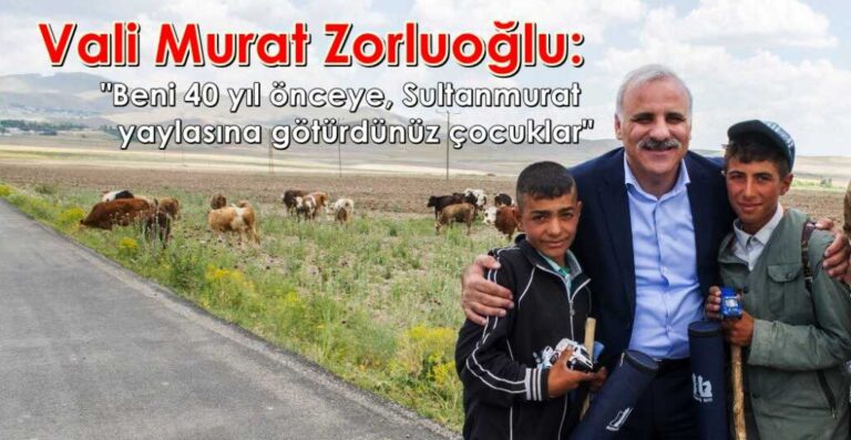 Vali Zorluoğlu çobanlık yapan çocukları görünce kendi çocukluğunu hatırladı