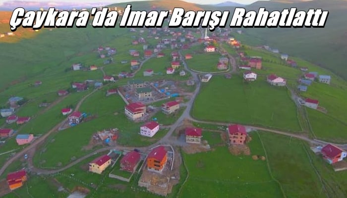 Çaykara’da vatandaşlar “imar barışı” için sıraya girdi