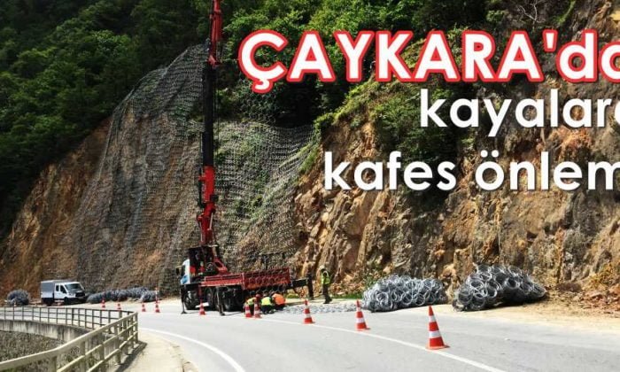Kayalıklara kafesli önlem…