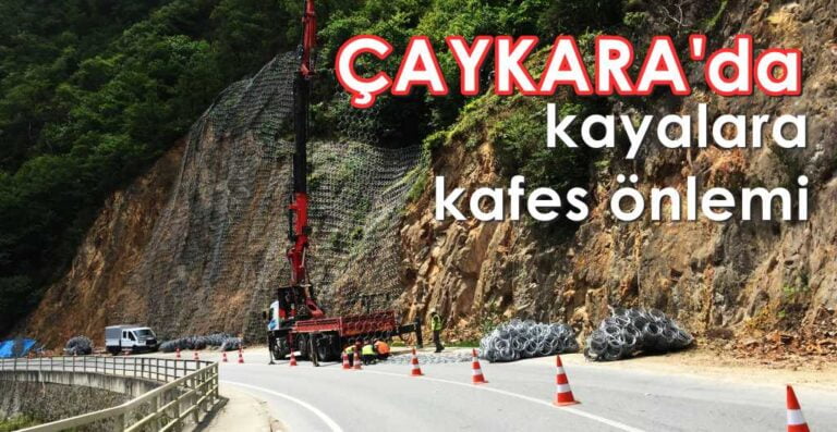 Kayalıklara kafesli önlem…